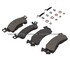 1003-0052M by MPA ELECTRICAL - Quality-Built Disc Brake Pad Set - Black Series, Semi-Metallic, with Hardware