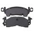 1003-0052M by MPA ELECTRICAL - Quality-Built Disc Brake Pad Set - Black Series, Semi-Metallic, with Hardware