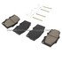 1003-0137C by MPA ELECTRICAL - Quality-Built Disc Brake Pad Set - Black Series, Ceramic, with Hardware