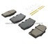 1003-0137AC by MPA ELECTRICAL - Quality-Built Disc Brake Pad Set - Black Series, Ceramic, with Hardware