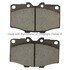 1003-0137AC by MPA ELECTRICAL - Quality-Built Disc Brake Pad Set - Black Series, Ceramic, with Hardware