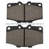 1003-0137C by MPA ELECTRICAL - Quality-Built Disc Brake Pad Set - Black Series, Ceramic, with Hardware