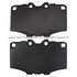 1003-0137C by MPA ELECTRICAL - Quality-Built Disc Brake Pad Set - Black Series, Ceramic, with Hardware