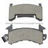 1003-0154C by MPA ELECTRICAL - Quality-Built Disc Brake Pad Set - Black Series, Ceramic, with Hardware