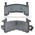 1003-0154C by MPA ELECTRICAL - Quality-Built Disc Brake Pad Set - Black Series, Ceramic, with Hardware