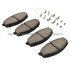 1003-0207C by MPA ELECTRICAL - Quality-Built Disc Brake Pad Set - Black Series, Ceramic, with Hardware