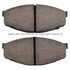 1003-0207C by MPA ELECTRICAL - Quality-Built Disc Brake Pad Set - Black Series, Ceramic, with Hardware