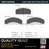 1003-0215AM by MPA ELECTRICAL - Quality-Built Disc Brake Pad Set - Black Series, Semi-Metallic, with Hardware