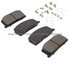 1003-0242C by MPA ELECTRICAL - Quality-Built Black Series Ceramic Brake Pads w/ Hardware