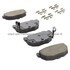 1003-0272C by MPA ELECTRICAL - Quality-Built Disc Brake Pad Set - Black Series, Ceramic, with Hardware