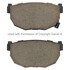 1003-0272C by MPA ELECTRICAL - Quality-Built Disc Brake Pad Set - Black Series, Ceramic, with Hardware