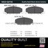 1003-0273C by MPA ELECTRICAL - Quality-Built Black Series Ceramic Brake Pads w/ Hardware