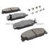 1003-0273M by MPA ELECTRICAL - Quality-Built Disc Brake Pad Set - Black Series, Semi-Metallic, with Hardware