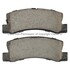 1003-0325C by MPA ELECTRICAL - Quality-Built Disc Brake Pad Set - Black Series, Ceramic, with Hardware