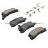 1003-0325C by MPA ELECTRICAL - Quality-Built Disc Brake Pad Set - Black Series, Ceramic, with Hardware