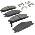 1003-0333C by MPA ELECTRICAL - Quality-Built Disc Brake Pad Set - Black Series, Ceramic, with Hardware