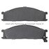 1003-0333C by MPA ELECTRICAL - Quality-Built Disc Brake Pad Set - Black Series, Ceramic, with Hardware