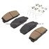 1003-0332C by MPA ELECTRICAL - Quality-Built Black Series Ceramic Brake Pads w/ Hardware