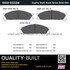 1003-0333M by MPA ELECTRICAL - Quality-Built Disc Brake Pad Set - Black Series, Semi-Metallic, with Hardware