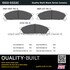 1003-0333C by MPA ELECTRICAL - Quality-Built Disc Brake Pad Set - Black Series, Ceramic, with Hardware