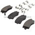 1003-0349C by MPA ELECTRICAL - Quality-Built Disc Brake Pad Set - Black Series, Ceramic, with Hardware