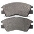 1003-0349C by MPA ELECTRICAL - Quality-Built Disc Brake Pad Set - Black Series, Ceramic, with Hardware