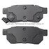 1003-0374C by MPA ELECTRICAL - Quality-Built Disc Brake Pad Set - Black Series, Ceramic, with Hardware