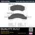 1003-0375M by MPA ELECTRICAL - Quality-Built Disc Brake Pad Set - Black Series, Semi-Metallic, with Hardware