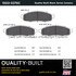 1003-0376C by MPA ELECTRICAL - Quality-Built Disc Brake Pad Set - Black Series, Ceramic, with Hardware