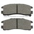 1003-0383C by MPA ELECTRICAL - Quality-Built Disc Brake Pad Set - Black Series, Ceramic, with Hardware