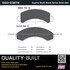 1003-0387M by MPA ELECTRICAL - Quality-Built Disc Brake Pad Set - Black Series, Semi-Metallic, with Hardware