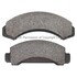 1003-0387M by MPA ELECTRICAL - Quality-Built Disc Brake Pad Set - Black Series, Semi-Metallic, with Hardware