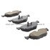 1003-0396C by MPA ELECTRICAL - Quality-Built Black Series Ceramic Brake Pads w/ Hardware