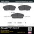 1003-0409C by MPA ELECTRICAL - Quality-Built Black Series Ceramic Brake Pads w/ Hardware