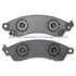 1003-0412M by MPA ELECTRICAL - Quality-Built Disc Brake Pad Set - Black Series, Semi-Metallic, with Hardware