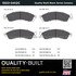 1003-0412C by MPA ELECTRICAL - Quality-Built Black Series Ceramic Brake Pads w/ Hardware