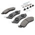 1003-0412M by MPA ELECTRICAL - Quality-Built Disc Brake Pad Set - Black Series, Semi-Metallic, with Hardware