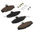 1003-0413M by MPA ELECTRICAL - Quality-Built Disc Brake Pad Set - Black Series, Semi-Metallic, with Hardware