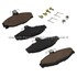 1003-0413C by MPA ELECTRICAL - Quality-Built Disc Brake Pad Set - Black Series, Ceramic, with Hardware