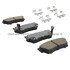 1003-0418C by MPA ELECTRICAL - Quality-Built Black Series Ceramic Brake Pads w/ Hardware