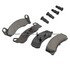 1003-0431M by MPA ELECTRICAL - Quality-Built Disc Brake Pad Set - Black Series, Semi-Metallic, with Hardware