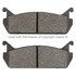 1003-0458C by MPA ELECTRICAL - Quality-Built Disc Brake Pad Set - Black Series, Ceramic, with Hardware