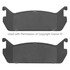 1003-0458C by MPA ELECTRICAL - Quality-Built Disc Brake Pad Set - Black Series, Ceramic, with Hardware