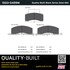 1003-0459M by MPA ELECTRICAL - Quality-Built Disc Brake Pad Set - Black Series, Semi-Metallic, with Hardware