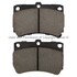 1003-0466C by MPA ELECTRICAL - Quality-Built Disc Brake Pad Set - Black Series, Ceramic, with Hardware