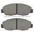 1003-0465C by MPA ELECTRICAL - Quality-Built Disc Brake Pad Set - Black Series, Ceramic, with Hardware