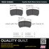 1003-0466C by MPA ELECTRICAL - Quality-Built Disc Brake Pad Set - Black Series, Ceramic, with Hardware