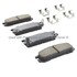 1003-0471C by MPA ELECTRICAL - Quality-Built Disc Brake Pad Set - Black Series, Ceramic, with Hardware