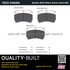 1003-0466M by MPA ELECTRICAL - Quality-Built Black Series Semi-Metallic Brake Pads w/ Hardware