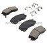 1003-0470C by MPA ELECTRICAL - Quality-Built Disc Brake Pad Set - Black Series, Ceramic, with Hardware